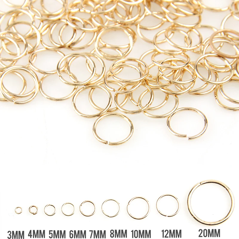 Металлические Открытые Колечки 3/4/5/6/7/8/10/12/20 мм|diy jewelry|jewelry makingdiy jewelry making |