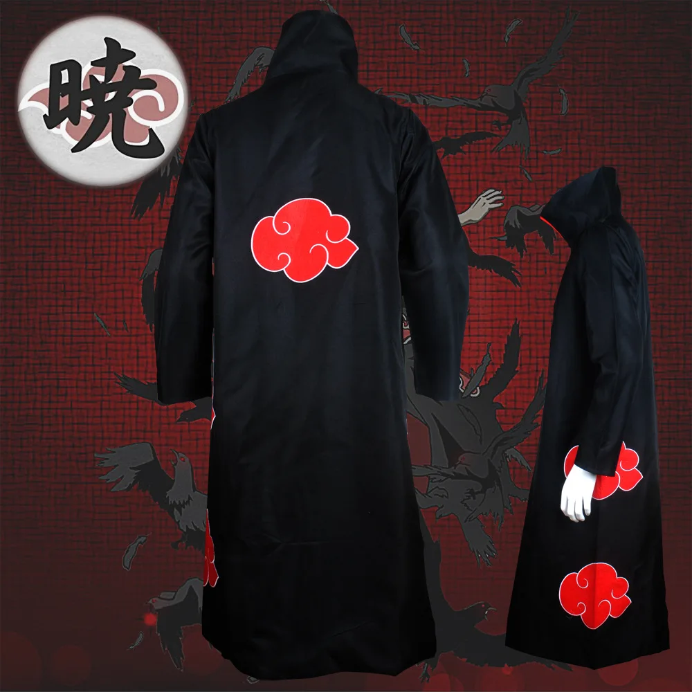 Плащ Наруто накидка Акацуки Маскарадные костюмы Orochimaru uchiha madara Sasuke itachi плащ