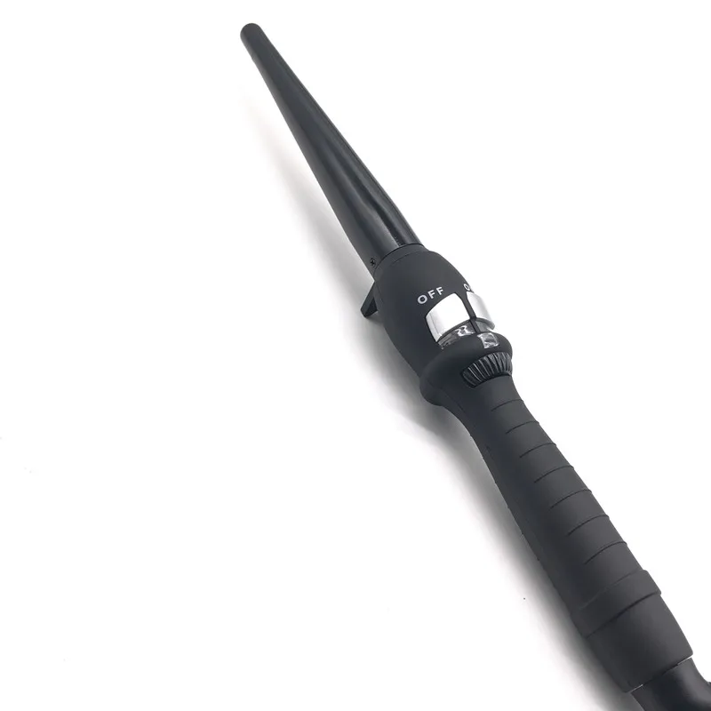 Промоушен прямой продажи электрический расческа для волос Rizador Pelo Curl Curling Wand Керамический конусный ролик для сухих и влажных волос, амфибийное железо.
