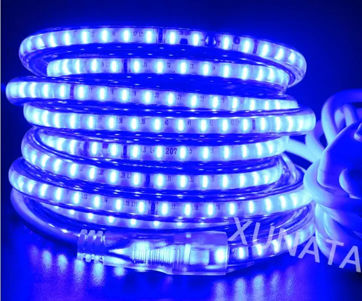 Светодиодная лента 3014 SMD 120LED/M 220V AC водонепроницаемая лампа для украшения
