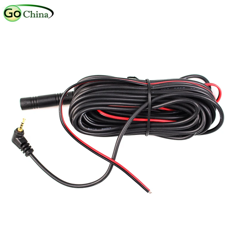 iaotuGo 2.5mm Jack Male To 4 Pin/ 5 Pin Video Cable For Car DVR Mirror DVR 6M 10M 15M 20M Video Extension Cable For DVR Camera