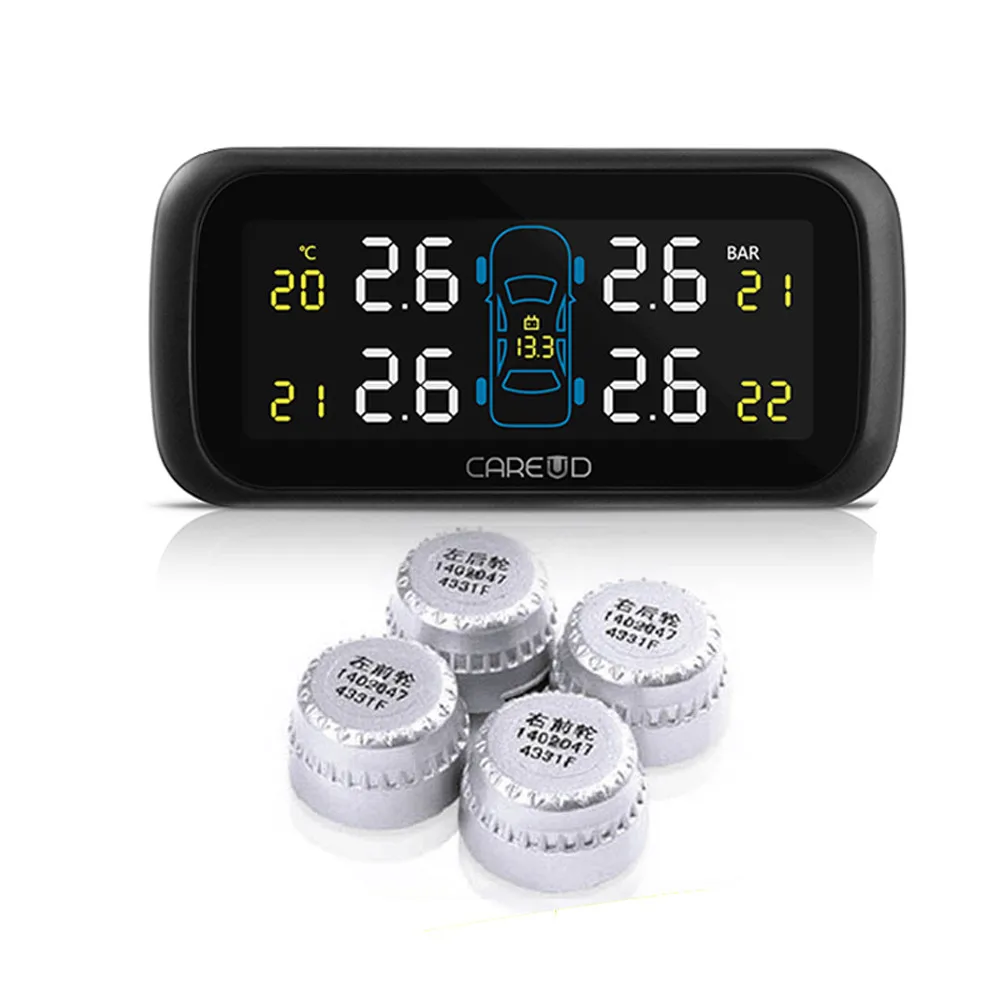 Автомобиль TPMS шин давление температура мониторы системы + датчики Авто