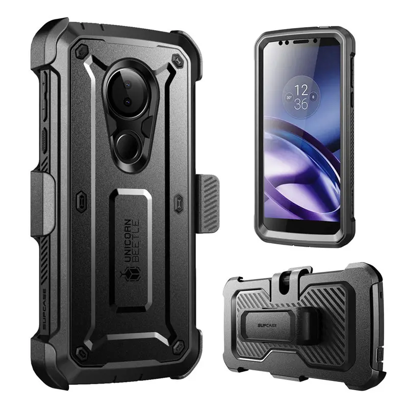 SUPCASE For Moto G6 Play Case UB Pro Full-Body Rugged Holster Protective Cover with Built-in Screen Protector |