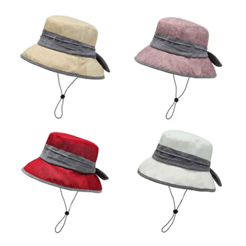 XdanqinX Летняя женская дышащая шляпа большая Панама с солнцезащитным козырьком
