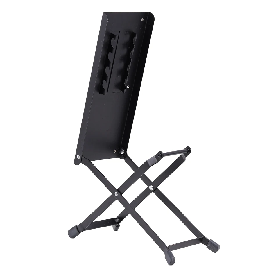Foldable Guitar Anti-Slip Foot Rest Stool Pedal 4 Adjustable Height Levels Black Accessories Parts | Спорт и развлечения