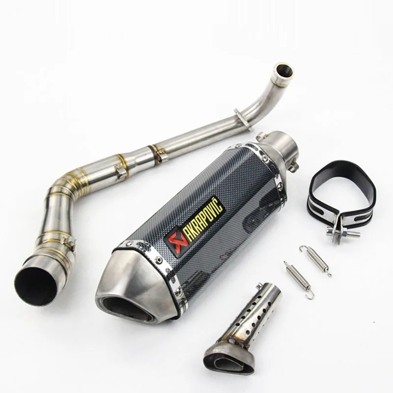 NMAX155 мотоцикл Akrapovic глушитель без шнуровки полная система контактная труба дБ убийца для YAMAHA NMAX 155 NMAX 125 N-MAX155