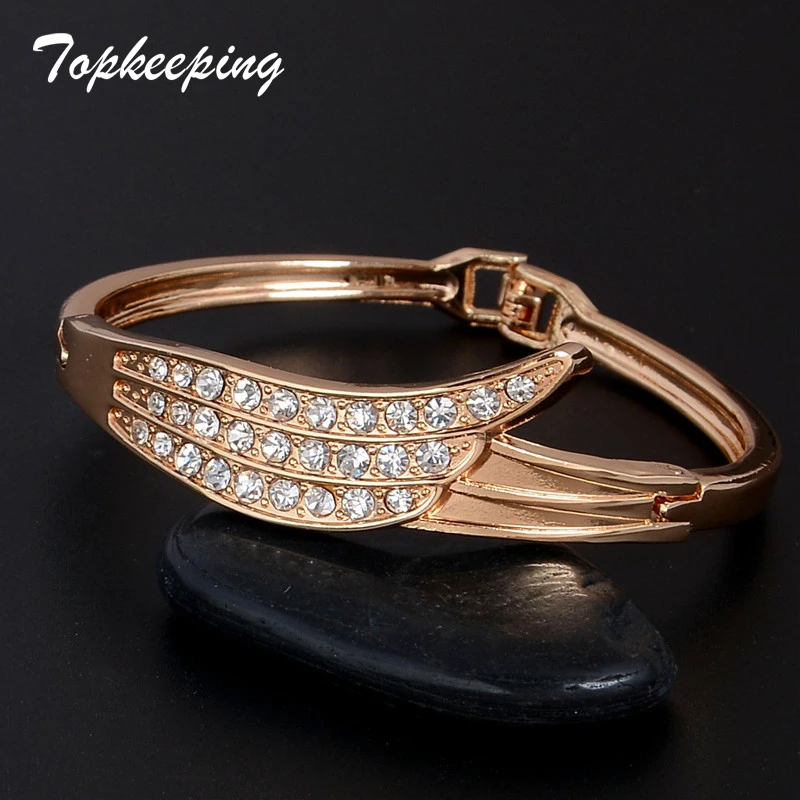 

Dama Brazalete Pulseras Fashion Korea Sweet Hollow Out Exquisite Crystal Rhinestone Bangles Bracelet for Women Wholesale
