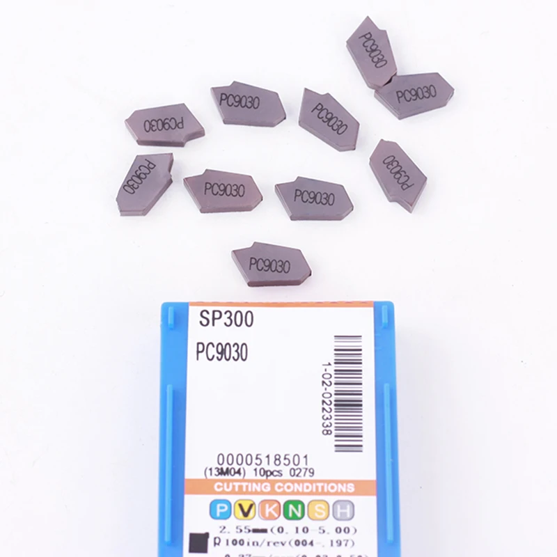 

1pcs SPB26-3 Parting Grooving Cut-Off Blade Tool Holder + 10pcs SP300 PC9030 Cut-Off Carbide Inserts