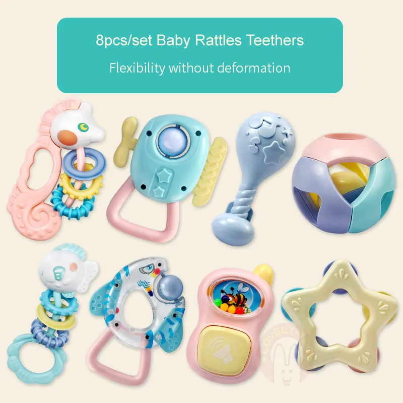 Детские игрушки 0 12 месяцев погремушки детские мягкие силиконовые горькие