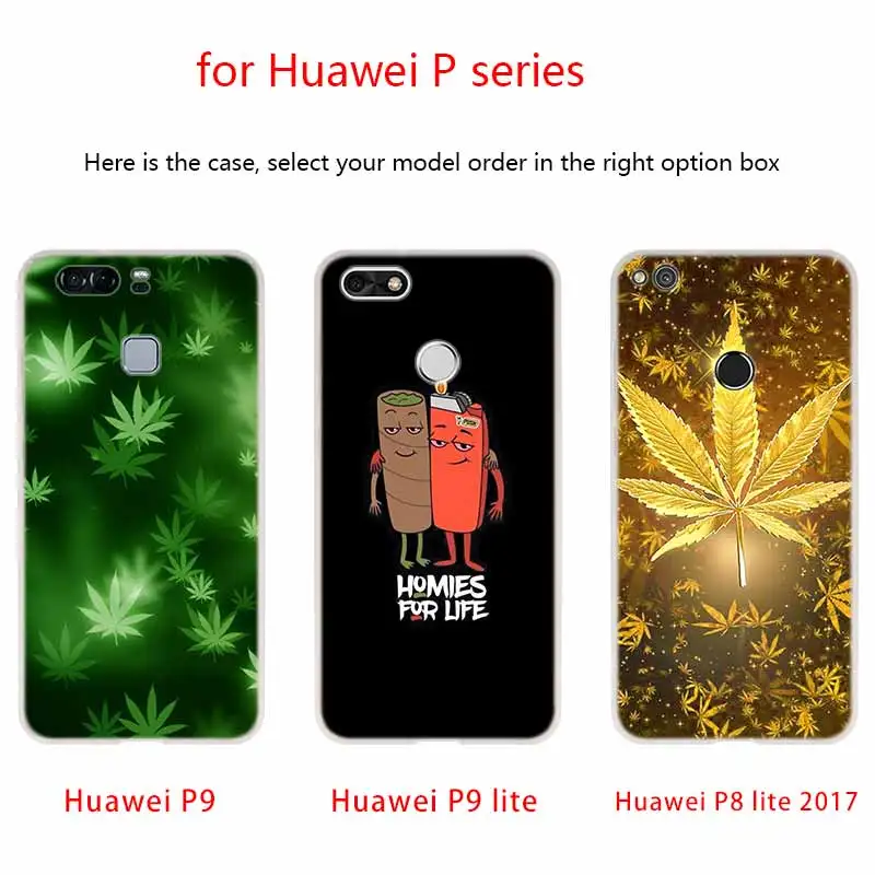Новый чехол с психоделическим рисунком травы силиконовый мягкий для Huawei P50 P30 P40 P20