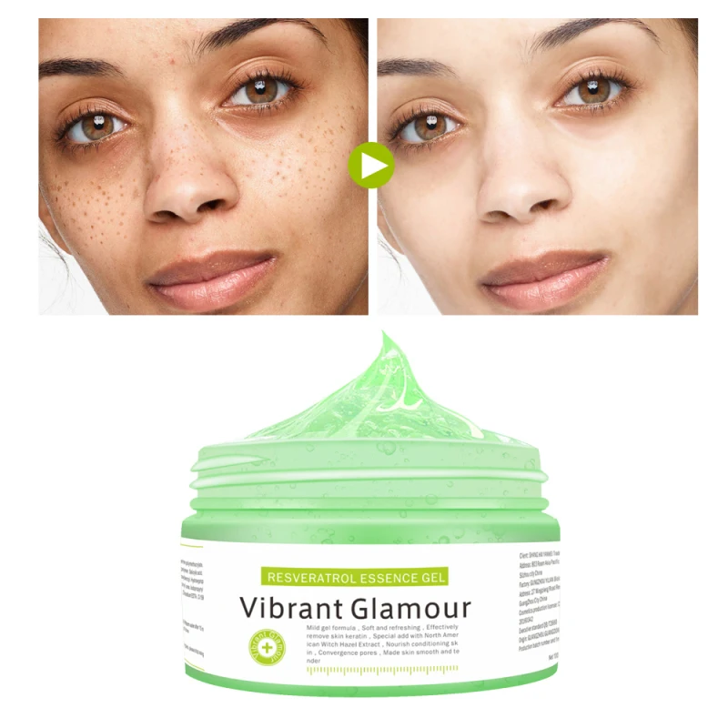 100g ресвератрол гель крем для маски на лицо очистки и отбеливания кожи увлажнение