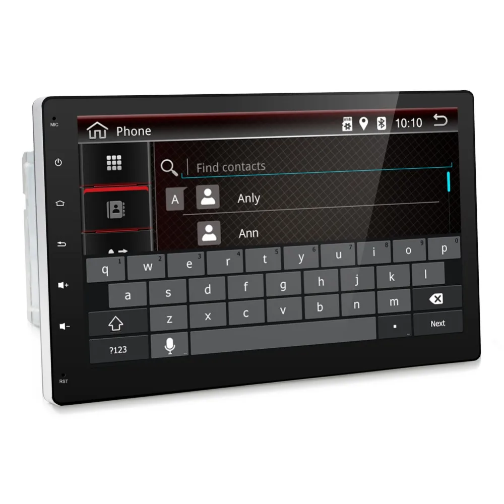 Автомобильный DVD плеер Android 7 1 1024*600 четырехъядерный 2G 10 дюйма 2 din GPS Bluetooth стерео
