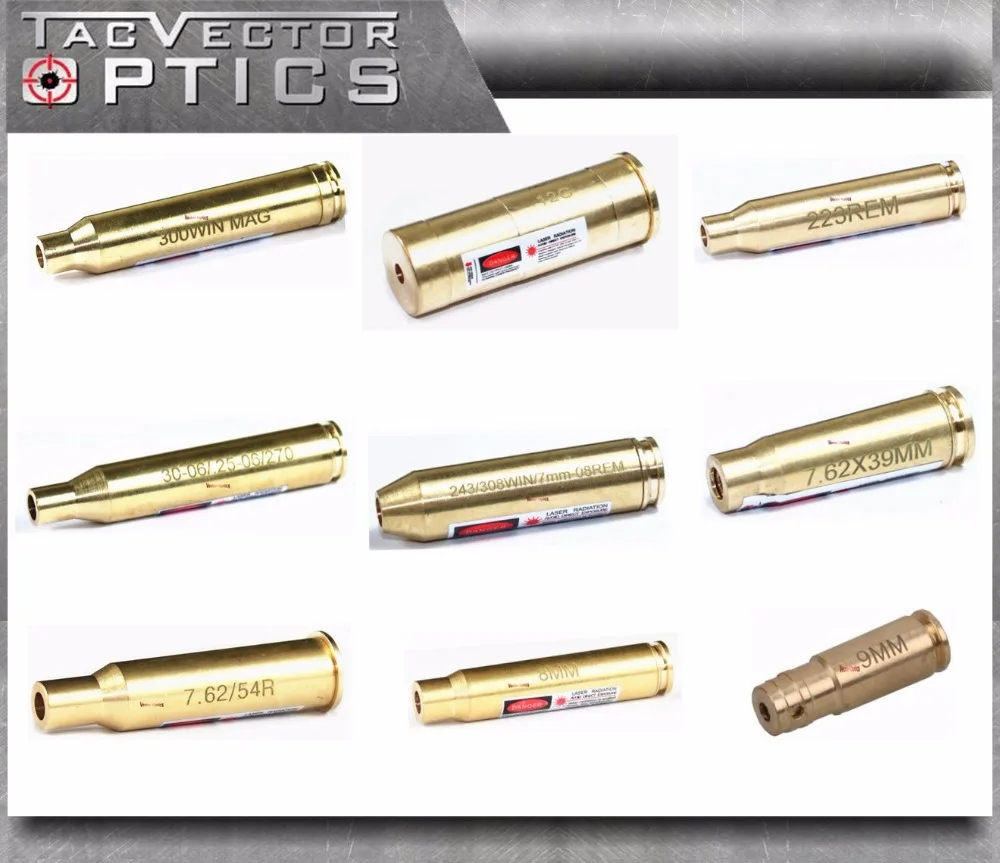 Vector Optics 12GA 20 GA 9 мм. 308 win .223 Rem 7 62x39 мм Картридж красный лазер Диаметр прицела