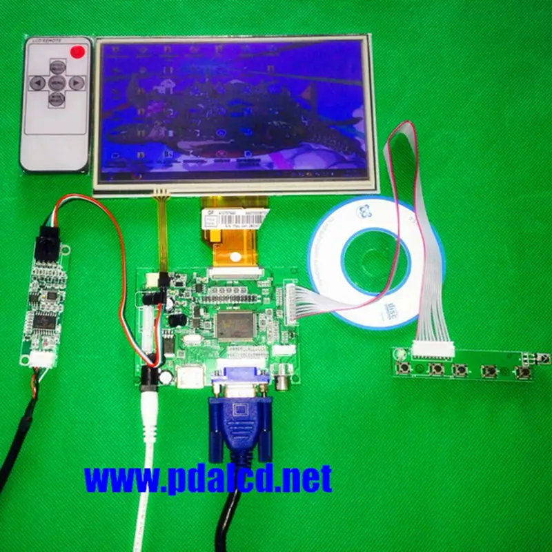 7 0 дюймовый сенсорный ЖК-экран для Raspberry Pi TFT-монитор AT070TN92 с комплектом сенсорных