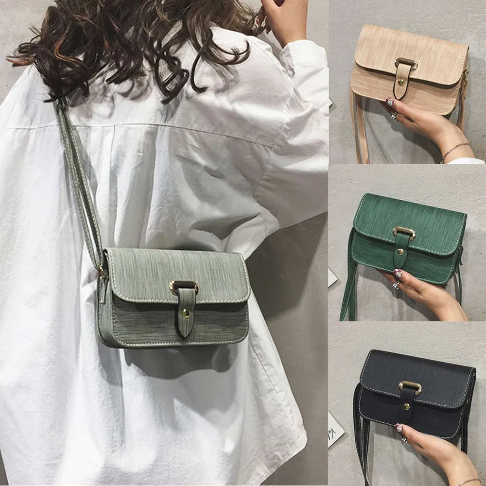 30 # Модные Женские однотонные сумки на плечо с пуговицами маленькие для женщин