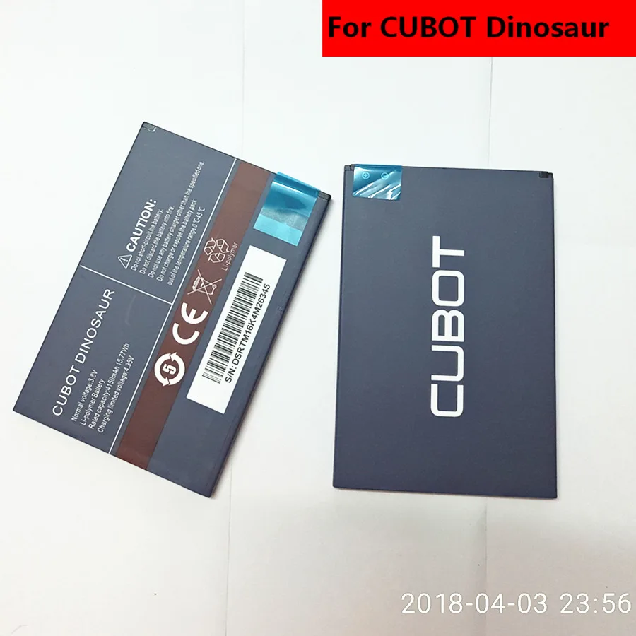

For CUBOT Dinosaur Battery 4150mAh 100% New Replacement backup battery For CUBOT Dinosaur Cell Phone