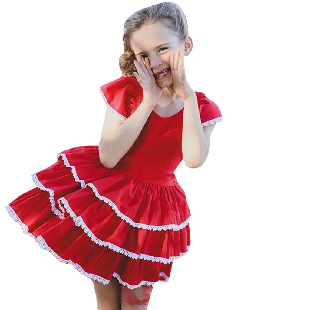 baby boy girl Toddler Baby Girl Plaid Straps Outfits Ruffles Sleeveless Sundress Dress Clothes drop shipping 2019 | Детская одежда и