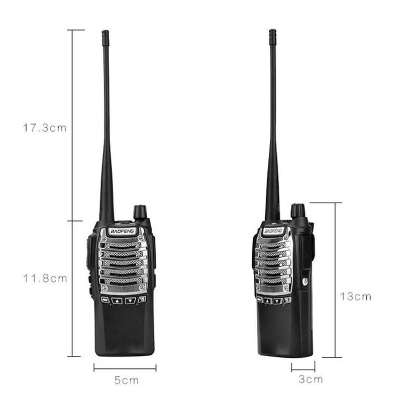 Топ Оригинал Baofeng UV 8D Walkie Talkie 8 Вт 128 каналов без рук км УВЧ 400 480 МГц портативное