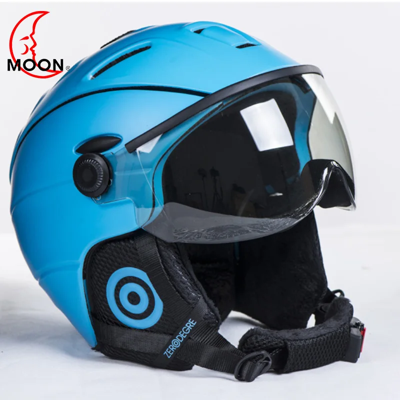 Лыжный шлем MOON Goggles цельнолитой из поликарбоната и пенополистирола сертификат CE
