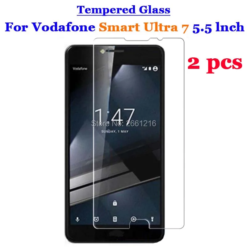 

2 шт./лот для Vodafone Smart Ultra7 закаленное стекло 9H 2.5D Премиум Защитная пленка для Vodafone Smart Ultra 7 5,5"