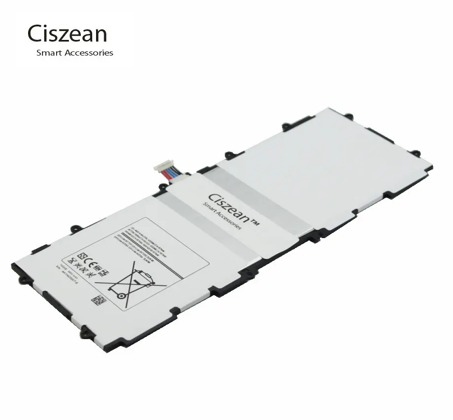 Ciszean 1x6800 мАч T4500E/T4500C Сменный аккумулятор для samsung Galaxy Tab Tablet 3 10,1 P5200 P5210 P5220 P5213