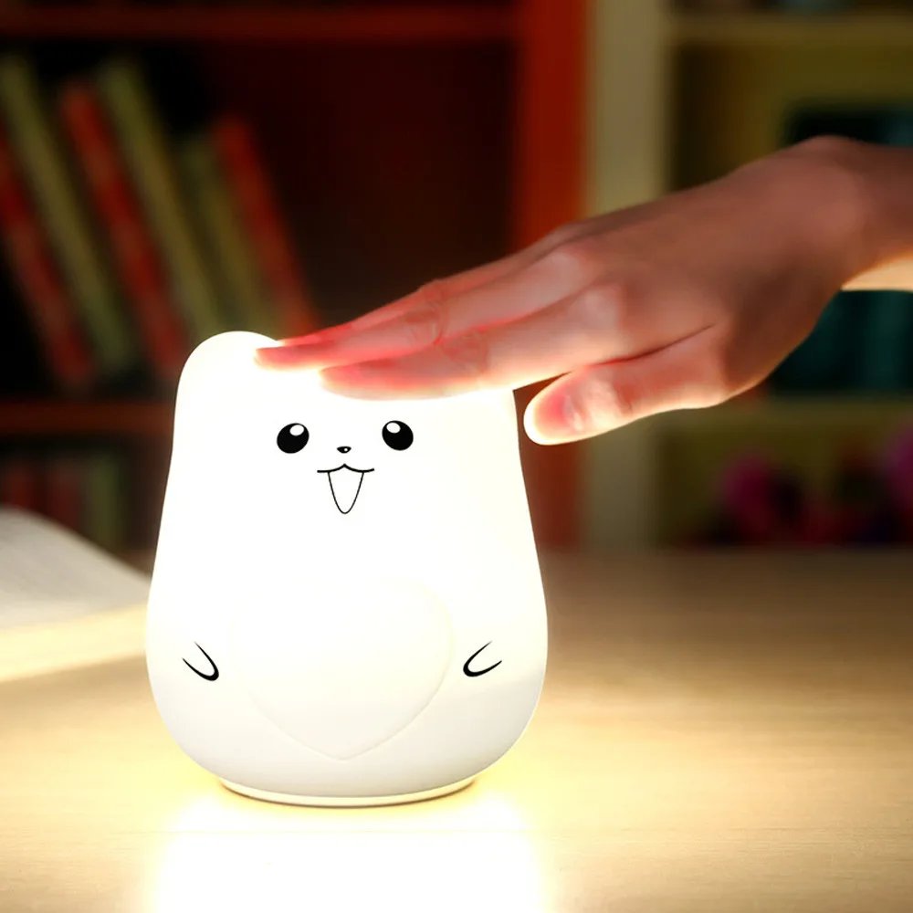 Лидер продаж новинка милая детская лампа с милым смайликом и ночным декором для