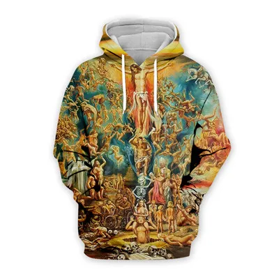Hoodies PLstar Cosmos Jesus/Христианство/Крест 3D печатных Толстовка/куртка/мужская женская одежда в стиле хип-хоп - Цвет: Hoodies