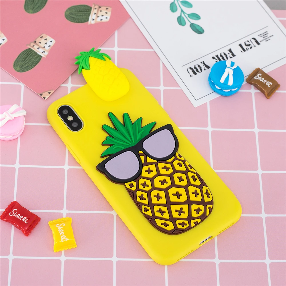 PDBG Мягкий ТПУ чехол для iPhone XS Max Fundas 6 6S 7 8 Plus X XR 5 5S мультяшная кукла игрушка чехлы
