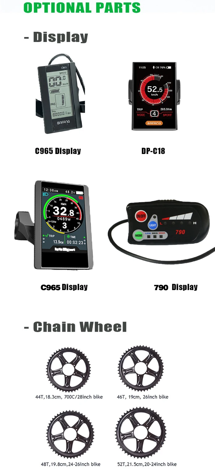 Горячая Распродажа bafang/8fun 48V500W BBS02B среднеразмерный мотор комплект мм G340.500