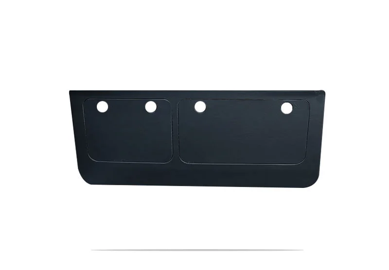 black 1pcs Защитная накладка для багажника, Чехол для багажа, набор инструментов, Накладка для задней двери, кожаная обивка, модификация для Haval H9 - Цвет: black 1pcs