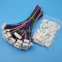 50sets xh pitch 2 54mm 6pin 6wires single head wire to board connector 15cm 24awg with socket