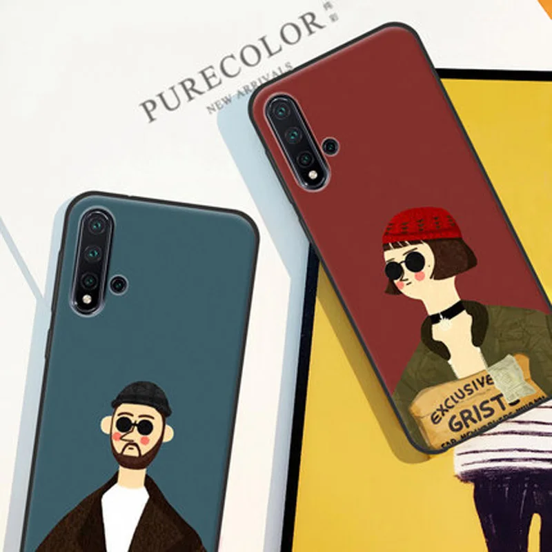 Чехол для Huawei Nova 5 Pro задняя крышка 5Pro мягкий силиконовый чехол-бампер с рисунком