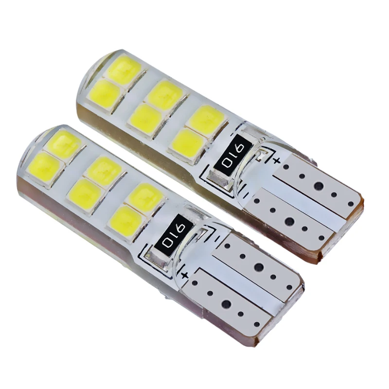 Niscarda T10 194 W5W COB 2835 SMD 12LED автомобильный супер яркий светильник Canbus лампа 2 Вт Поворотная сигнальная лампа авто