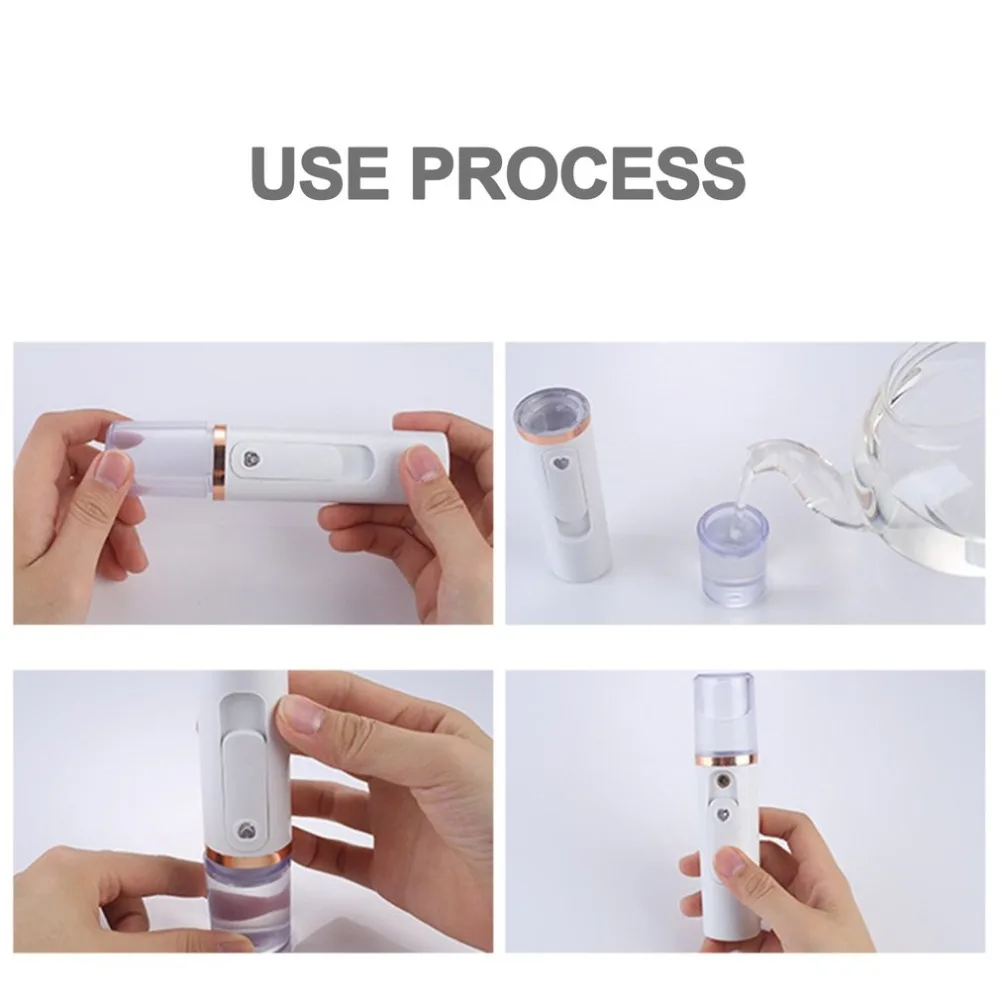 USB Перезаряжаемый распылитель тумана портативный удобный увлажняющий