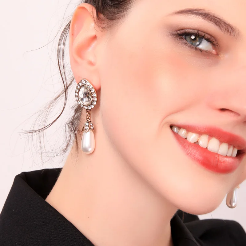 Серьги с подвесками в виде жемчуга|pendant earrings|pearl pendant earringschristmas earrings |