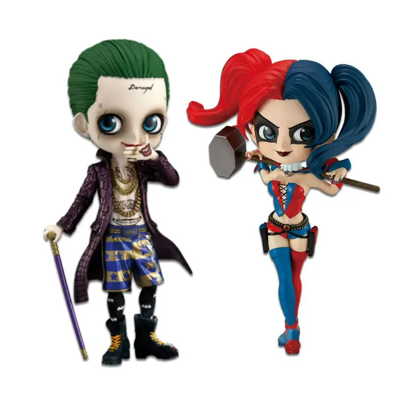 Q posket DC Comics летучая мышь человек отряд самоубийц Харли Куинн Джокер ПВХ фигурка