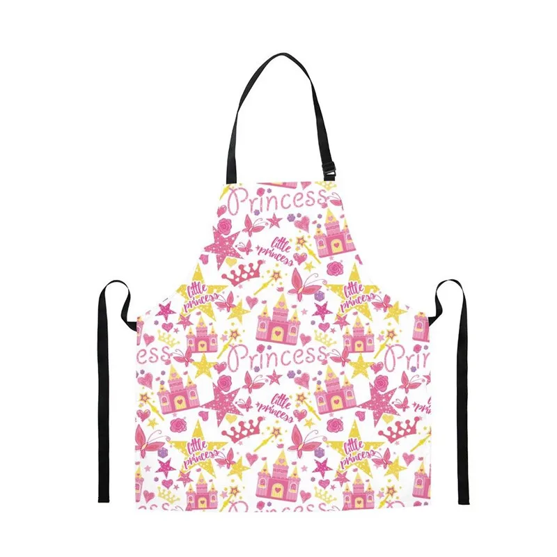 Водонепроницаемый Фартук красочные цветочные бабочки 3D Кухонный с рисунком