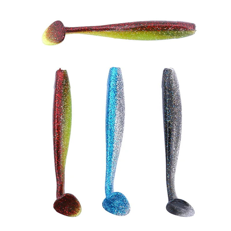 

2pcs/lot 12cm/9g Salty Fishing Lure Soft Bait Iscas Artificiais Pesca Silicone Bait Vivid Swimbaits Fishing Tackle