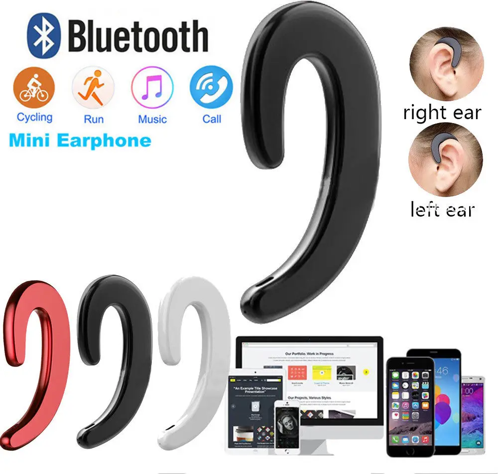 Универсальные музыкальные наушники с костной проводимостью Bluetooth V4.2