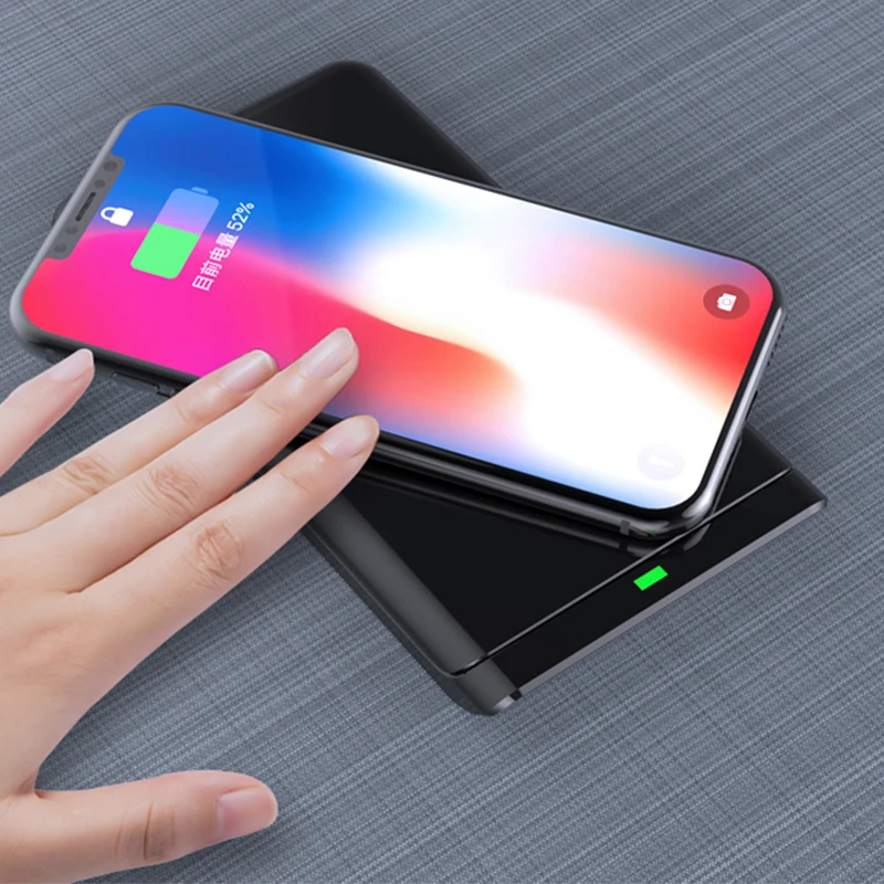 Беспроводное зарядное устройство Qi с тремя катушками для iPhone X Xs MAX XR 8 plus |