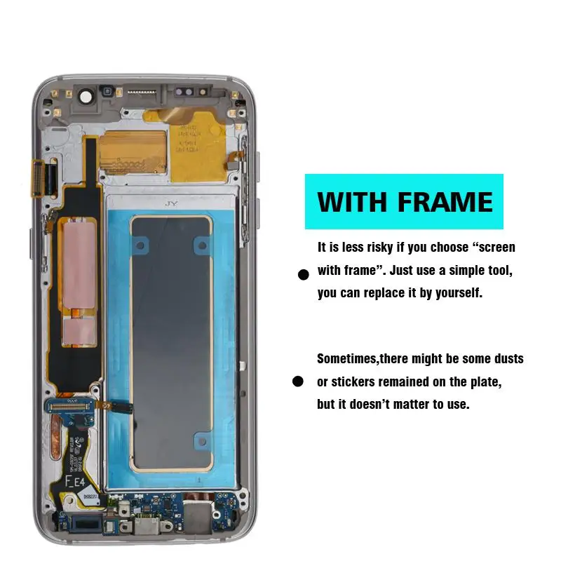 Samsung Galaxy S7 edge G935 ЖК экран дисплей с горящей тенью кодирующий преобразователь