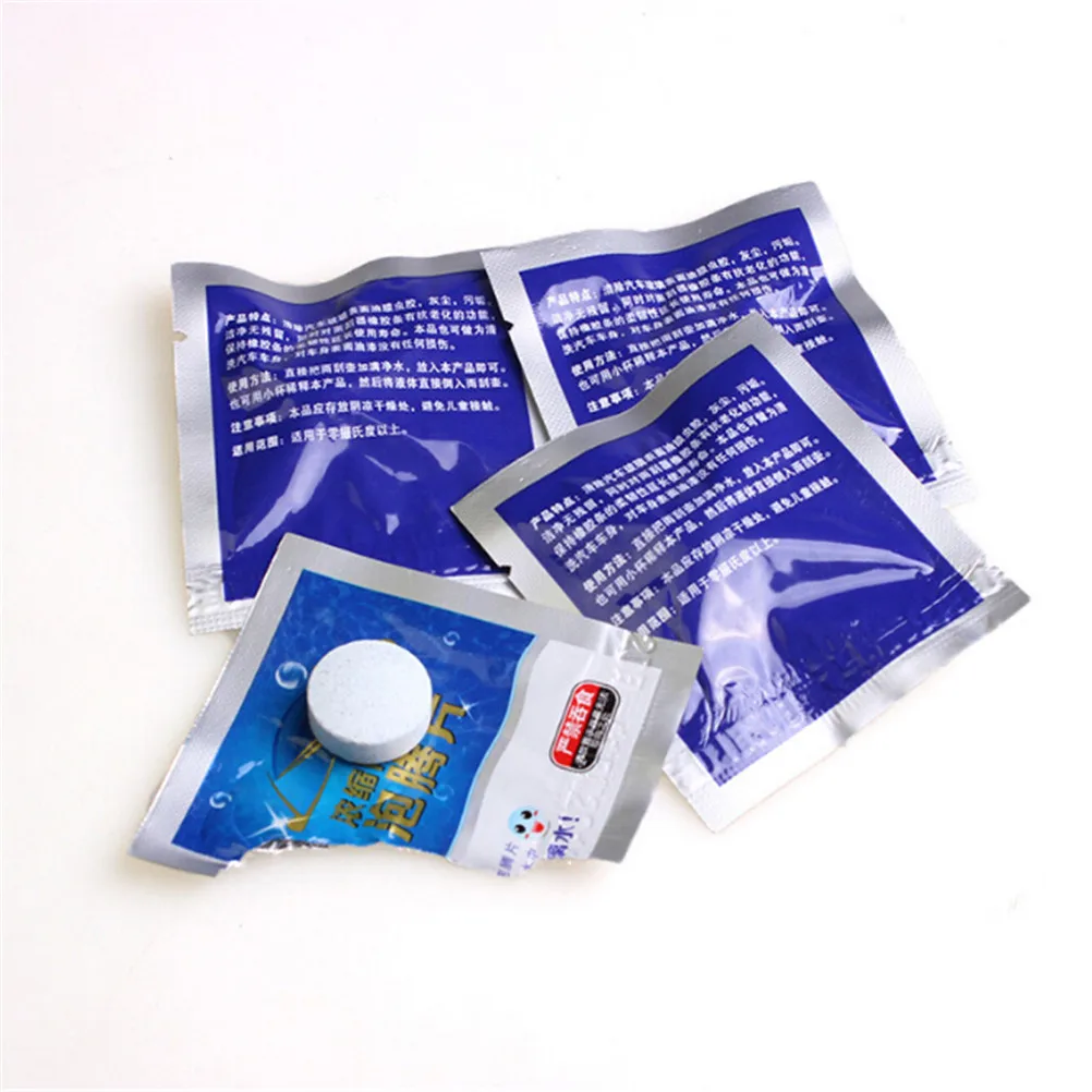 Auto Care Wash Washer Window Cleaner Safe Compact Effervescent Tablets Detergent Fine Windshield Glass Concentrated | Дом и сад