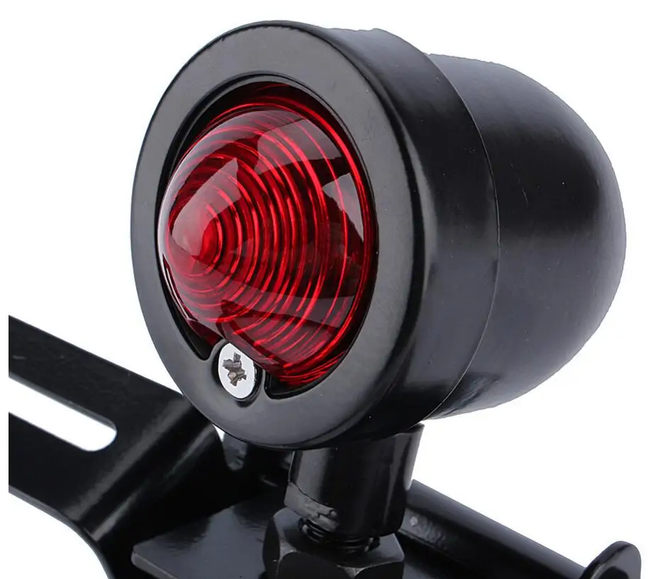 Мотоциклетный черный Задний фонарь заднего стоп сигнала в стиле ретро|light for|light