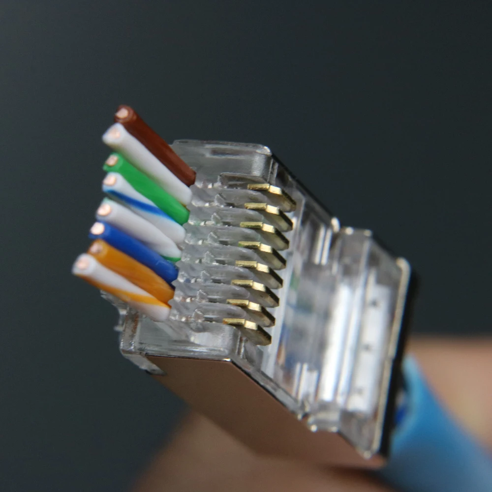 Разъем кабеля ethernet xintylink rj45 cat6 cat5e cat 6 rg rj 45 сеть stp 8P8C cat5 металлический