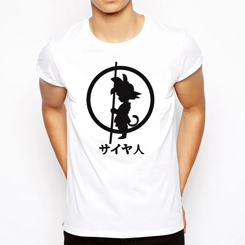 Dragon Ball Футболка мужская летняя Dragon Ball Z Супер Сон Гоку Slim Fit косплей 3D футболки Вегета футболка Homme - Цвет: 14