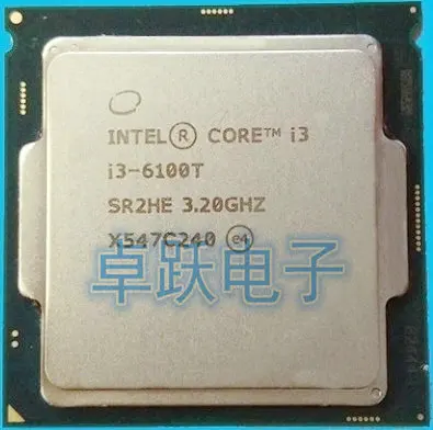 Процессор intel i3-6100t CPU i3 6100T 3 2 ГГц 35 Вт FCLGA1151 бесплатная доставка | Компьютеры и офис