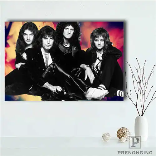 Изготовленный На Заказ queen band (1) @ Печатный постер тканевый настенное искусство