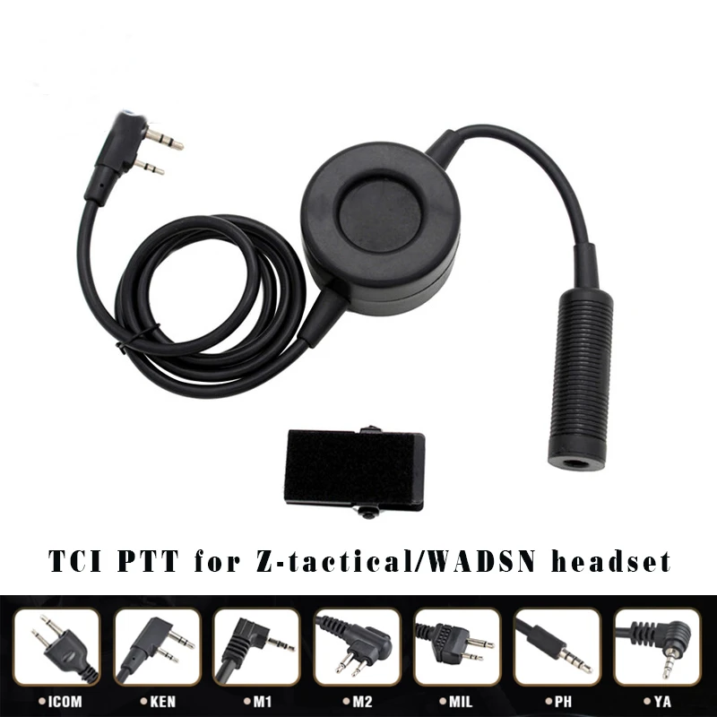 SEIGNEER гарнитура TCI Тактический PTT военный для COMTAC/MSA/EARMOR/TCA/TRI адаптер гарнитуры kenwood
