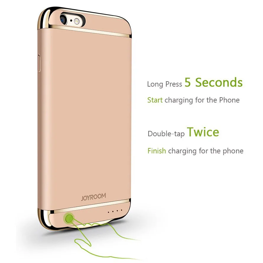 XGODY горячая Распродажа чехол для зарядки аккумулятора iphone 6 6s 7 8/Plus 4000 мАч Внешний