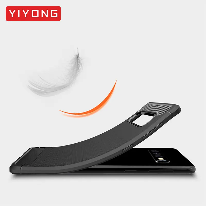 YIYONG силиконовый чехол для samsung Galaxy S10 Plus S10E чехол TPU мягкий чехол для samsung S10 Plus S10E чехол для Galaxy S10 E Plus